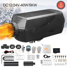 5KW 12V Night Diesel Air Heater Thermostat Caravan Motorhome Air Diesel Heater