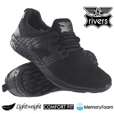 MENS TRAINERS RUNNING LACE WALKING CASUAL MEMORY FOAM GYM PUMPS SPORTS SHOES SZ