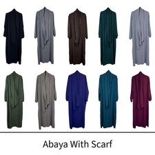 Ladies plain abaya with - ladies,