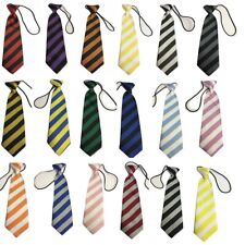 Kid Children Boy Stripe School Tie wedding event party necktie world book day