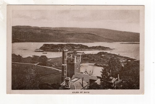 Kgv kyles bute postcard - gb,