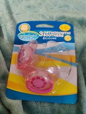 pacifiers for babies griptight pink orthodontic dummy