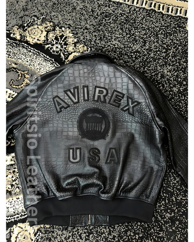 Avirex men black - avirex, crocodile