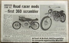 GREEVES FOR 1967 360 Scrambler