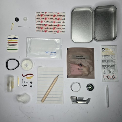 Survival tin outdoor bushcraft - survival,