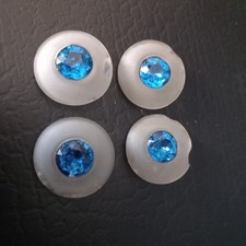 Vintage Glass Buttons With