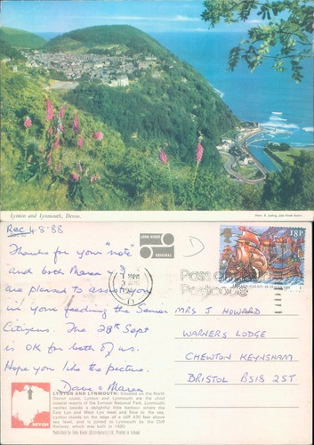 Lynton and lynmouth scenery - and,
