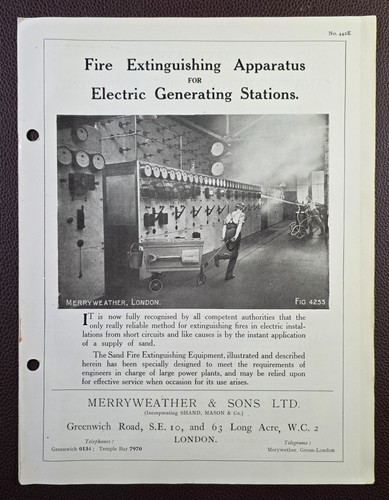 1929 merryweather fire - 1929,