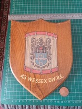 43 Wessex Division Royal Engineers Regimental Wall Shield/Plaque. 