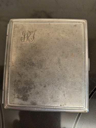 Vintage square silver plated - square,