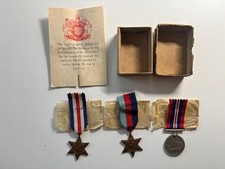 WW2 Medal Trio 1939–45 Star