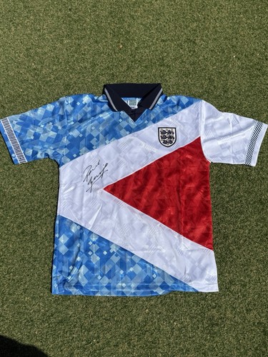 Paul gascoigne signed shirt - signed,