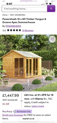 10x8 summer house made - 10x8,
