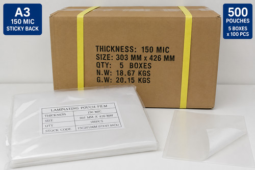 Sticky back laminating - sticky,