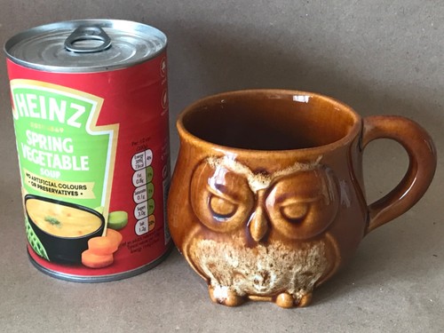 Owl mug drip glaze - mug,