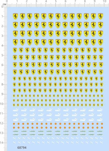 Water slide decals different - slide,