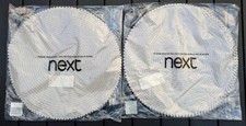 NEXT Grey Pom Pom Placemats x4