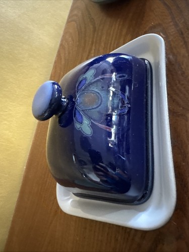 Denby baroque butter dish - butter, in