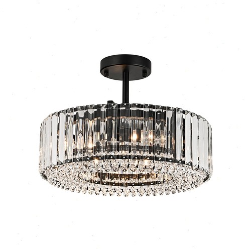 Modern crystal round semi - modern,