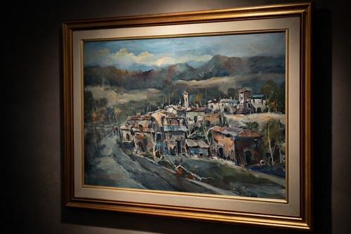 Vintage italian village - vintage,