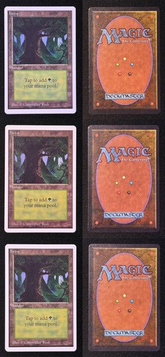 Forest unlimited cards land - cards,