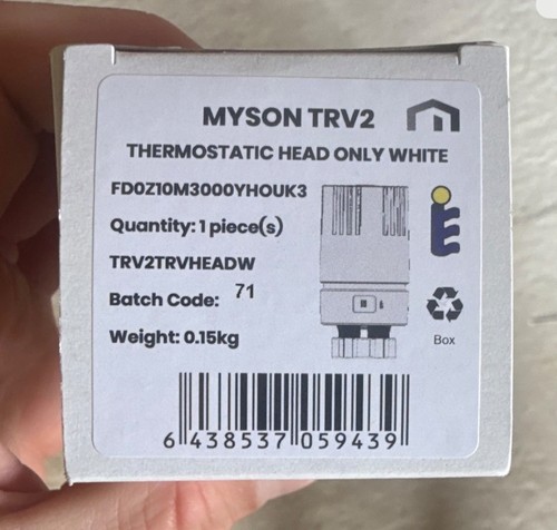 Myson trv2 white - myson, thermostatic