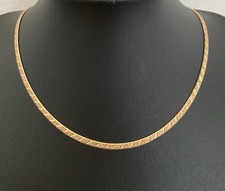 VINTAGE 9ct GOLD FLAT LINK