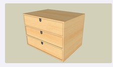 Ikea Moppe Mini Wooden Chest Of 6 Drawers,Multi Use,Storage Boxes,Jewellery Box 