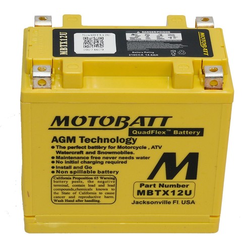 Motobatt mbtx12u agm - motobatt,