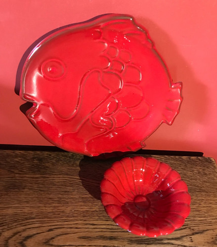 Ernestine salerno fish shaped - fish,
