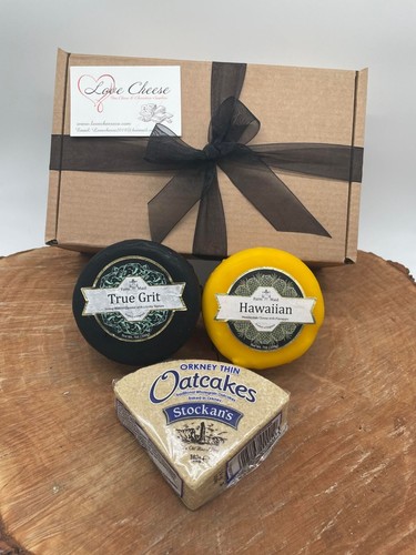 Cheese hamper waxed truckles - hamper,