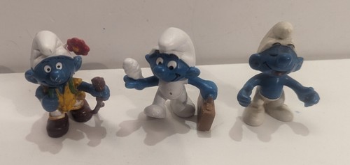 Smurf figures job lot original - job,