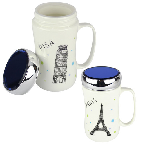 Ceramic tea coffee mugs with - ceramic,
