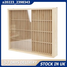 Wooden CD/DVD Game Book Storage Rack Wall Mounted Display Stand Unit Fit 100 CDs