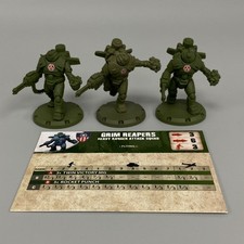 DUST TACTICS GRIM REAPERS HEAVY RANGER ATTACK SQUAD KONFLICT 47 MINIATURES