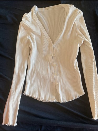 Marks spencer white ribbed - marks,