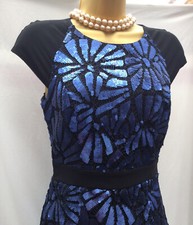 New Lipsy Vip Size 6 Navy Blue