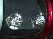 SUZUKI GSXR1100 1993-1998 WP WW TITANIUM FORK PINCH BOLT FLANGED HEX CROSS DRILL