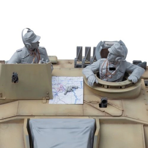 Resin figure german - german, tank