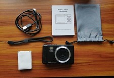 64MP 4K Ultra HD Digital Camera – Compact, Rechargeable, with Full Kit