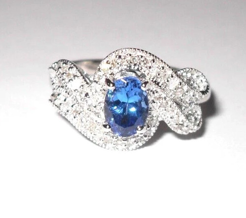 Aaa tanzanite diamond 18 ct - aaa,