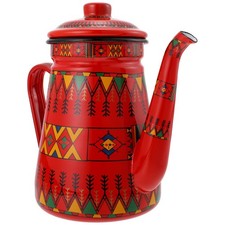  Enamel Pot Stove Top Coffee Stovetop Kettle for Boiling Water Teapot