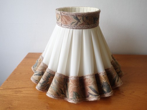 Italian style cream - , pleated