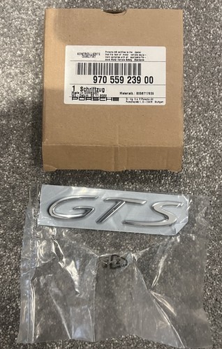Porsche gts rear badge - porsche,