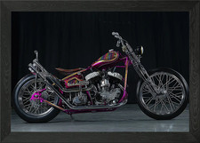 Custom Chopper Framed Wall Art