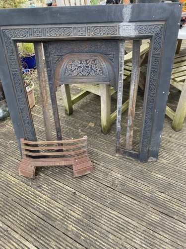 Vintage fireplace surround - fireplace,