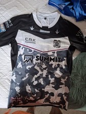 Bradley Fash SIGNED MATCH WORN HULL FC SHIRT