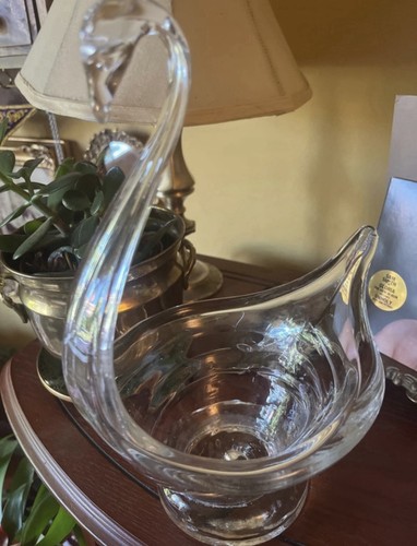 Vintage heavy clear - clear, glass