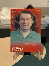 PDC Premier League Darts 2025 Ronnie Baxter 003/100 Red Parallel Card