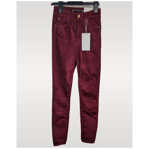 Zara woman burgundy velvet - zara,